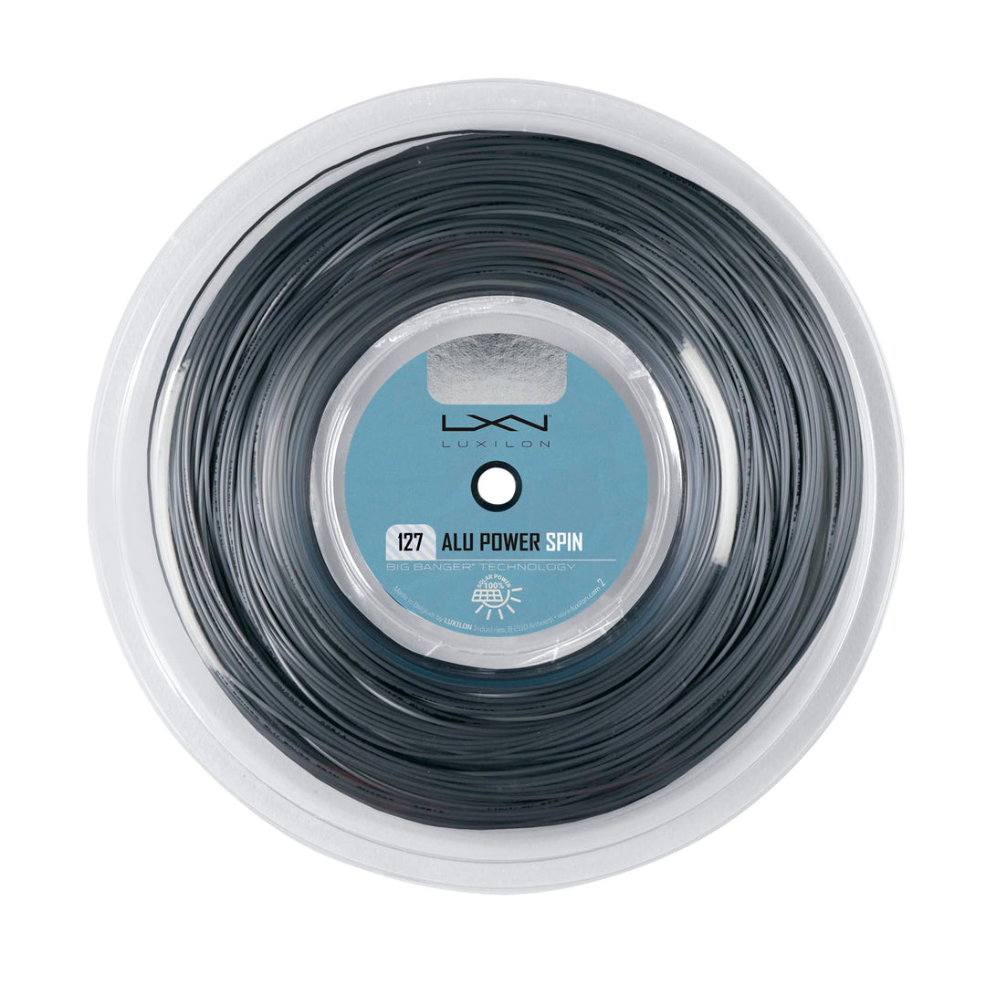 Luxilon Unisex Tennissaite Alu Power 127 Spin 220 Silver, 220 Silver