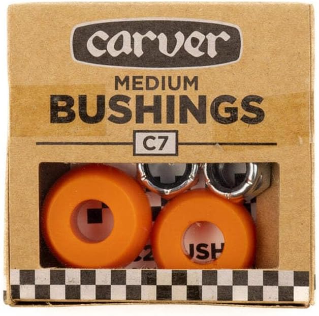 Carver Bushing Set C7 Orange Glo Medium, Orange