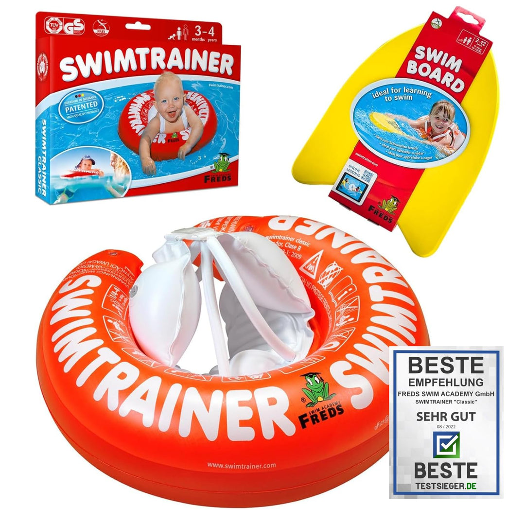 FREDS SWIM ACADEMY - Sets (STR Rot + Schwimmbrett), STR Rot + Schwimmbrett