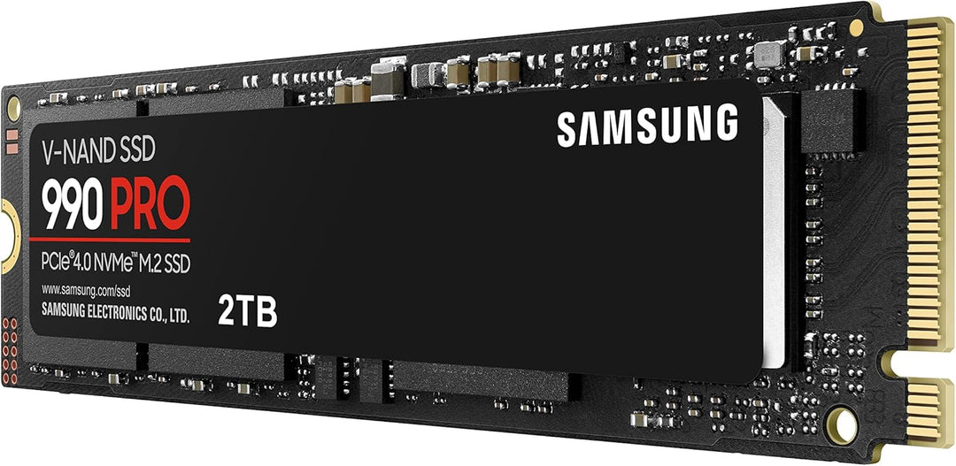 Samsung 990 PRO NVMe M.2 SSD, 2 TB, PCIe 4.0, 7.450 MB/s Lesen, 6.900 MB/s Schreiben, Interne SSD, I