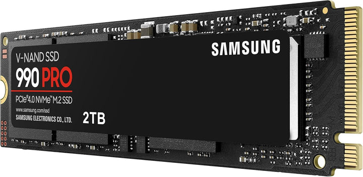Samsung 990 PRO NVMe M.2 SSD, 2 TB, PCIe 4.0, 7.450 MB/s Lesen, 6.900 MB/s Schreiben, Interne SSD, I