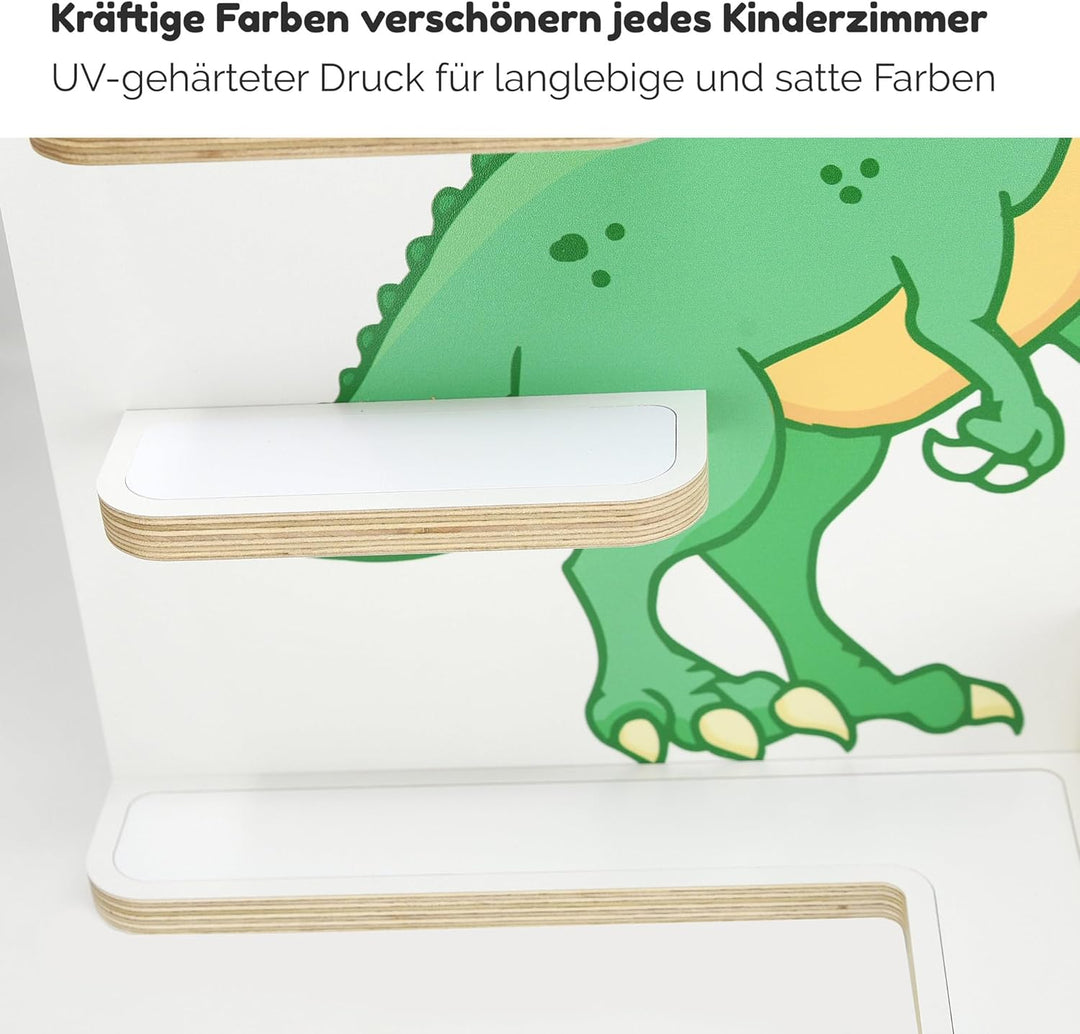 stadtecken Holzregal für Musikbox I Passend für die Toniebox und ca. 35 Tonies I Perfekte Aufbewahru
