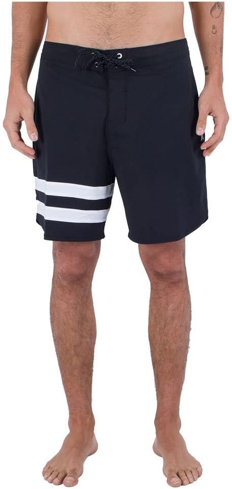 Hurley Herren Phantom-eco Block Party 18' Badeshorts für Herren 33 Schwarz, 33 Schwarz