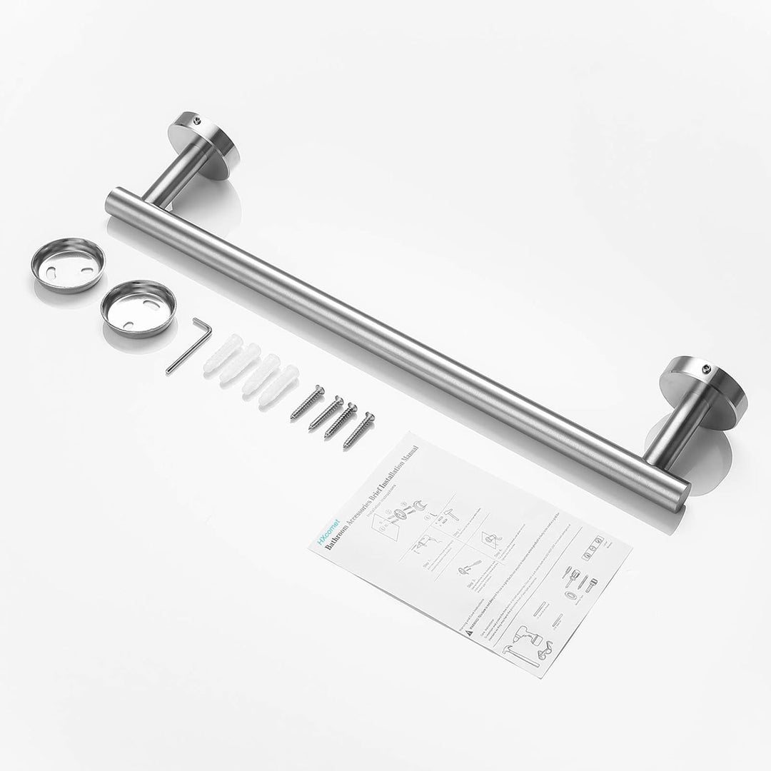 HXcomet Handtuchhalter Badezimmer Handtuchhalter 40 cm Schraubmontage Badezimmer Küche SUS304 Edelst