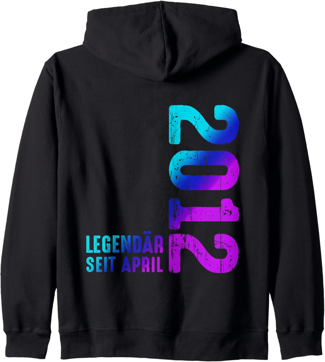 Legendär Seit April 2012 Geburtstag Limited Edition Kapuzenjacke