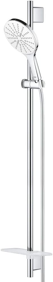 GROHE Rainshower 150 SmartActive | Brausestangenset 3 Strahlarten | Moon White | 26594LS0 Brausestan