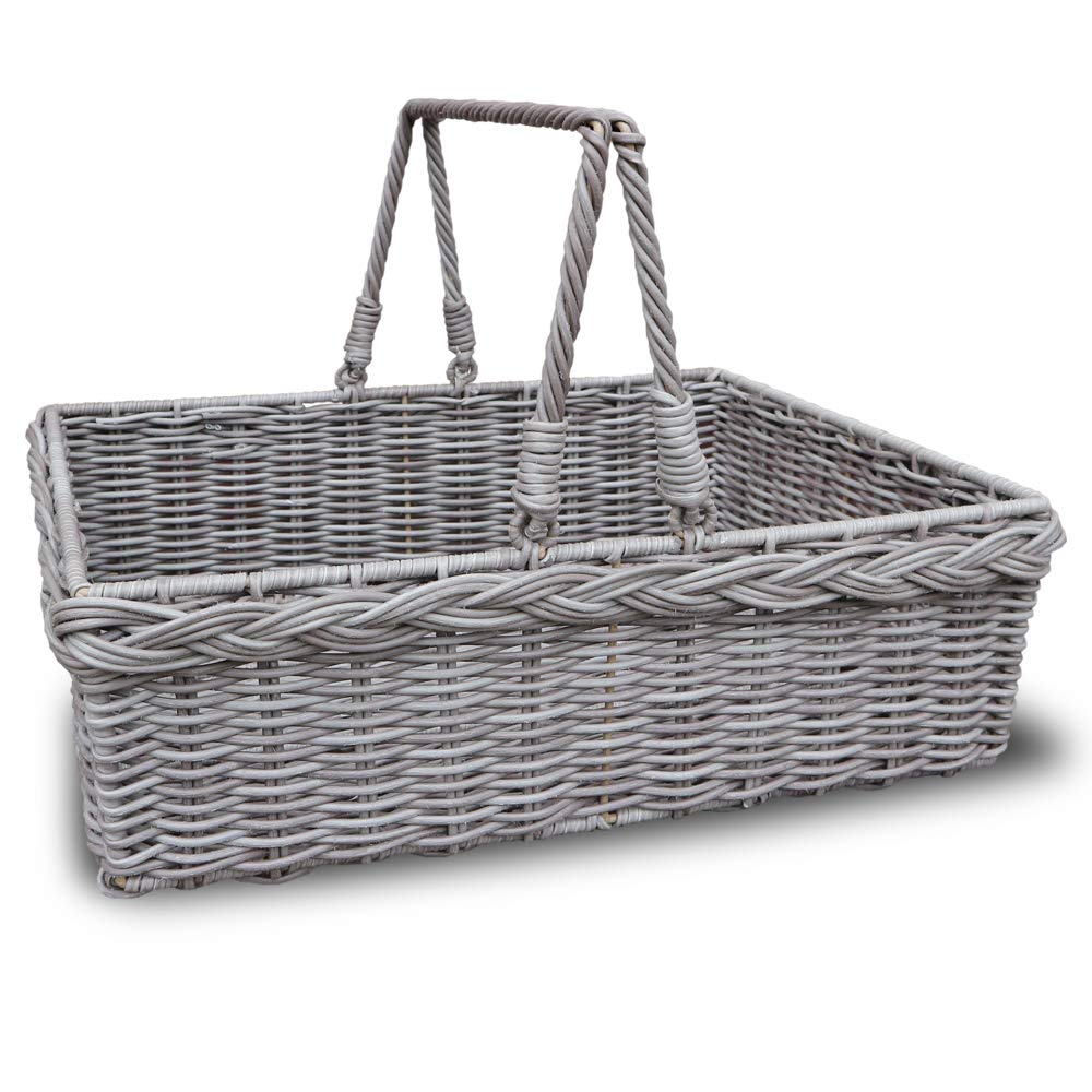 HABAU 3171 Picknickkorb, Kunststoff, grau