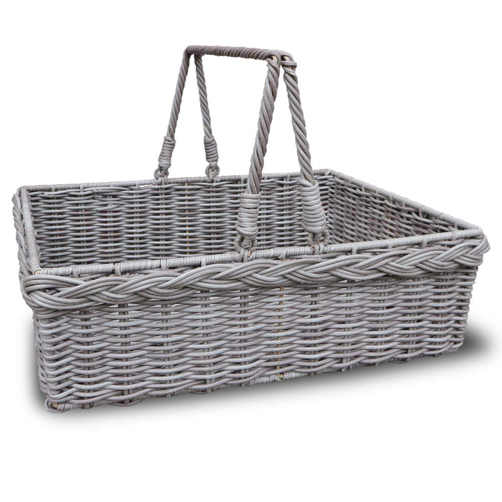 HABAU 3171 Picknickkorb, Kunststoff, grau