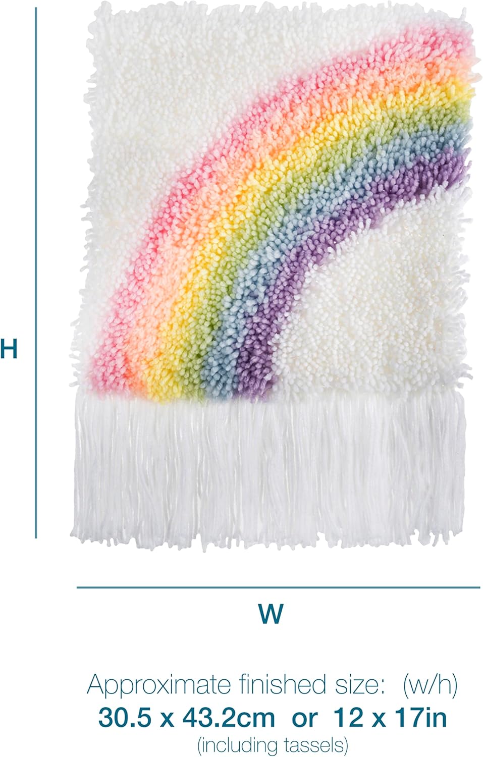 Trimits Verriegelungshakensatz, Regenbogen, 30 x 21 x 6 cm, Regenbogen