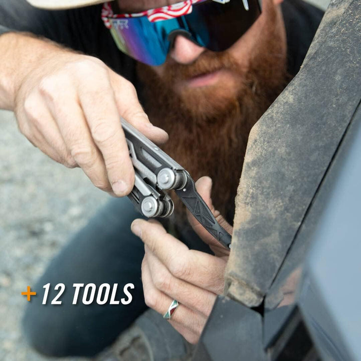 Gerber Multi-Tool mit 12 Funktionen, Dual Force, Inklusive Holster, Mit Einhandöffnung und Frame-Loc