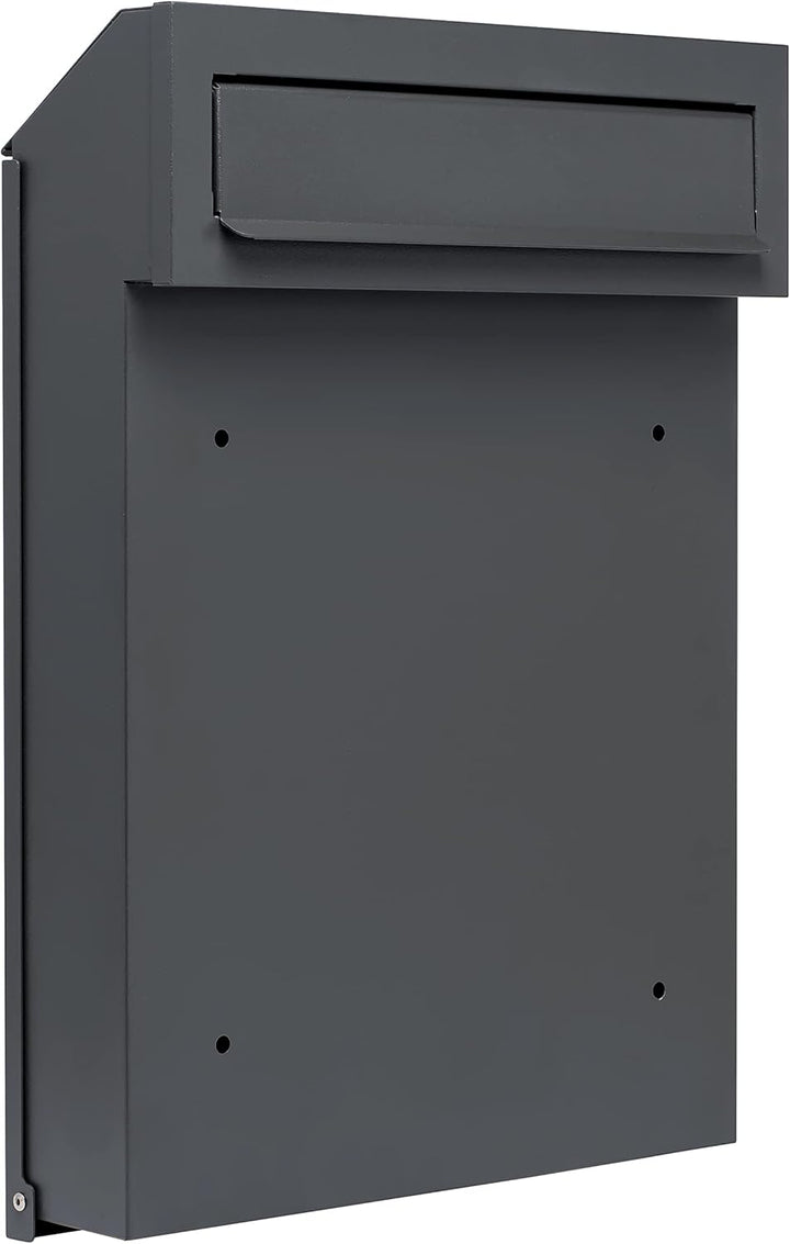 Zaunbriefkasten Torbriefkasten Durchwurf Mauerdurchwurf Briefkasten C4 Entnahme Hinten Doppelstabmat