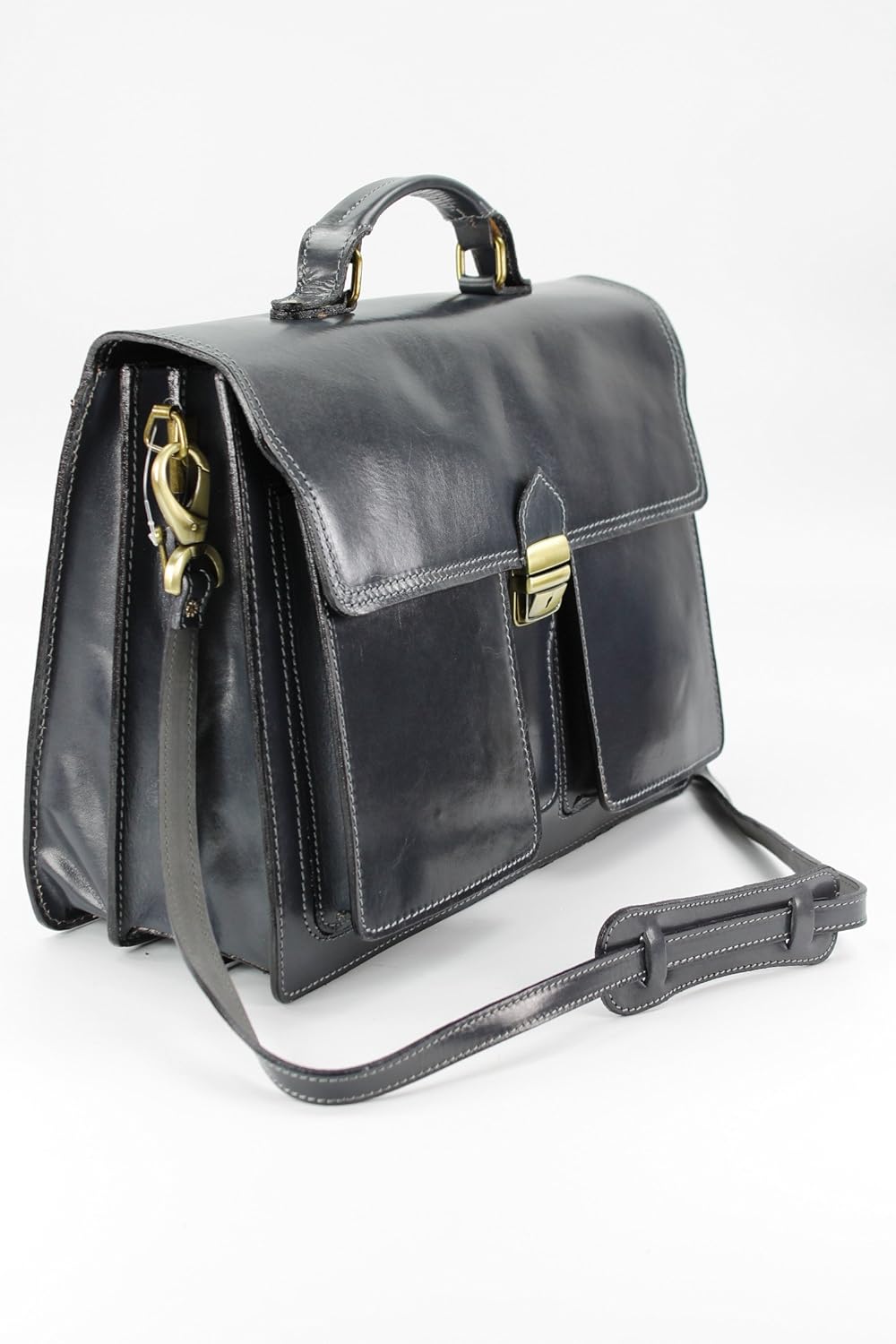 Belli Design Bag B italienische Leder Businesstasche Arbeitstasche Messenger Aktentasche Lehrertasch