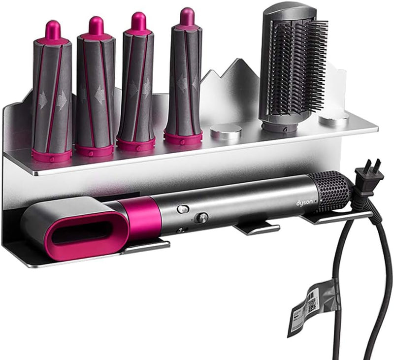 Kyrio Wandhalterung für Dyson Haartrockner Airwrap Styler Lockenwickler und 7 Locken Barrels Curling