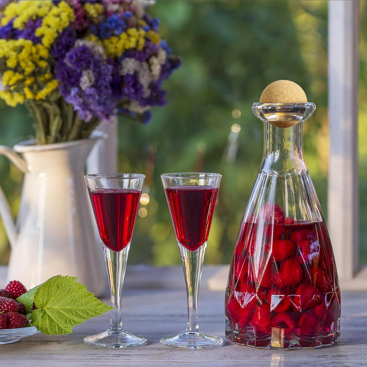 6 Stück Weinkorkkugeln, Holzkorkkugelstopfen für Weindekanter, Karaffe, Flasche, Ersatz-Glasdekanter