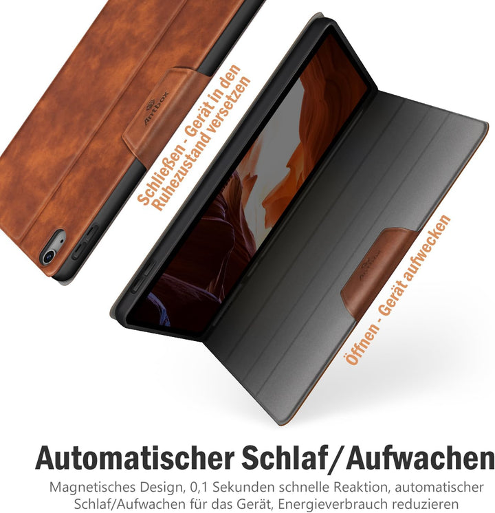 Antbox Hülle für iPad 10 Generation 2022 10,9 Zoll mit stifthalter Apple Pencil Halter Auto Schlaf/W