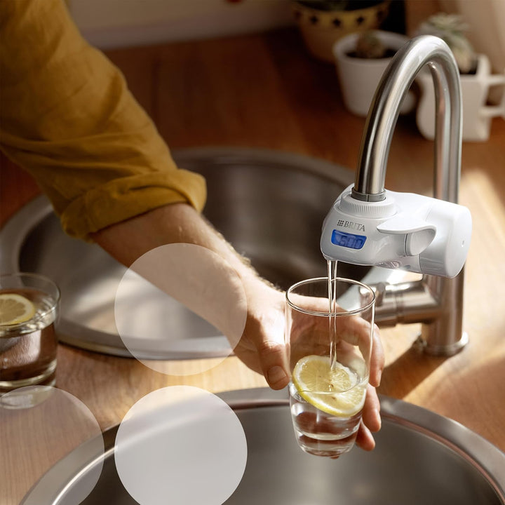 BRITA Pro V-mf Wasserfilter, Acrylic, Weiss, 1