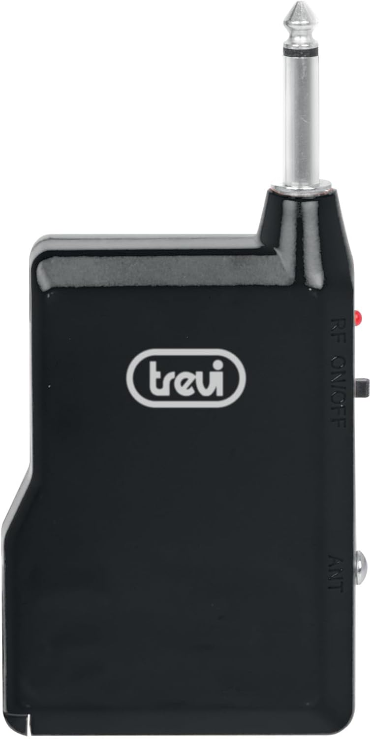 Trevi EM 401 UHF Funkmikrofon, Empfänger Jack 6,3 mm, klare und verzerrungsfreie Wiedergabe bis zu 2
