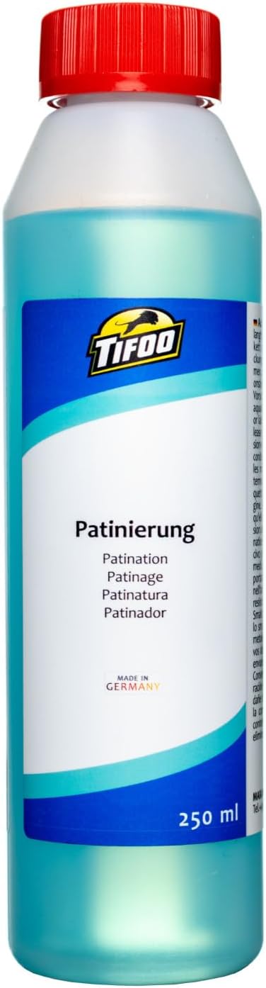 Patinierung (250 ml) - Messing/Kupfer/Bronze patinieren, Patiniermittel - Patina Farbe, 250 ml
