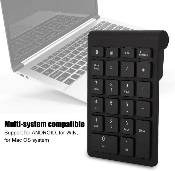 Goshyda 22 Tasten Numerisches Tastenfeld, Bluetooth Wireless Keyboard, Portable Financial Accounting