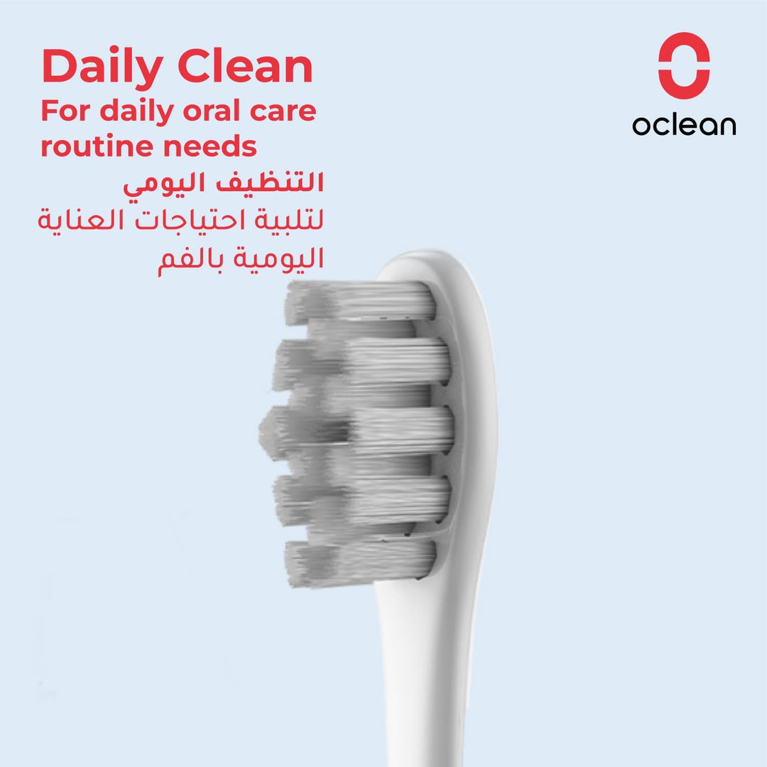 Oclean Bürstenköpfe Professional Clean 2 pack, Ersatzbürsten kompatibel mit Oclean elektrische Zahnb