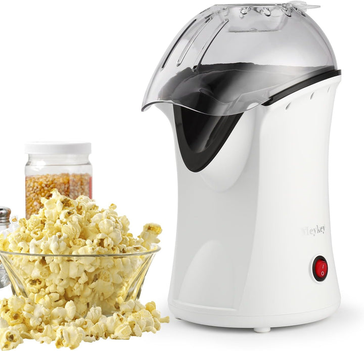 Popcornmaschine 1200W, Heissluft Popcorn Maker Kompakte Heissluft-Kochmaschine ohne Fett, mit Messbe