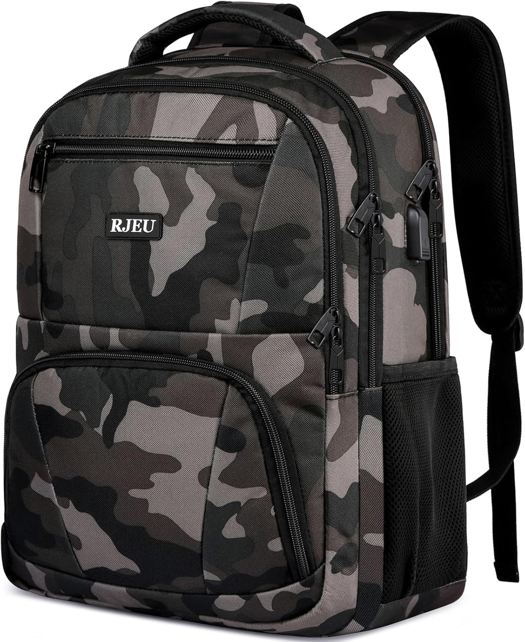 Rucksack Herren für Schule Laptop Rucksack 15,6 Zoll, Schulrucksack Jungen Teenager Wasserdichte mit