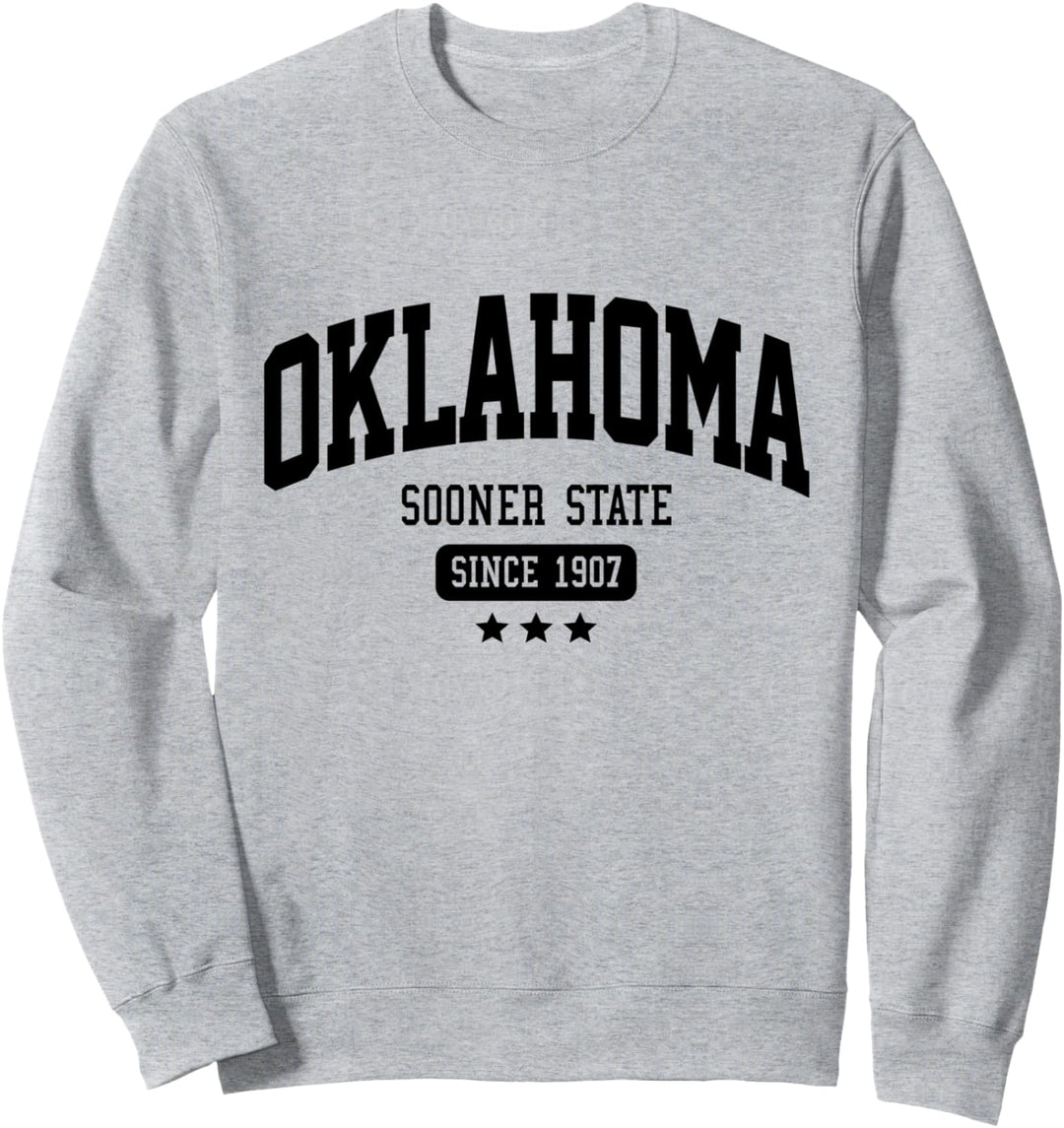 Vintage Oklahoma Sooner State Athletic seit 1907 Arch Sweatshirt