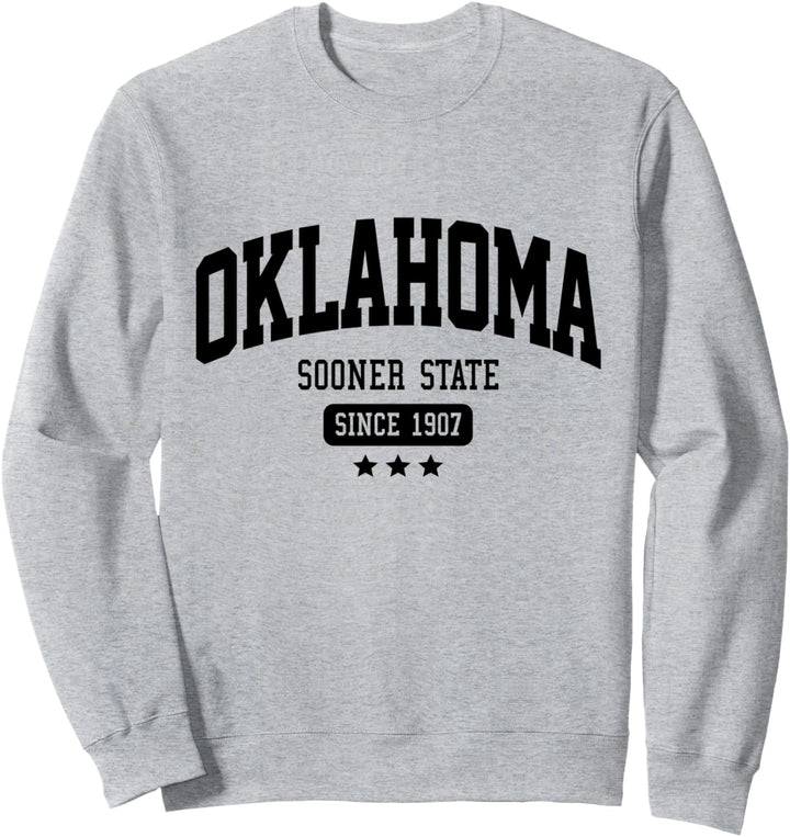 Vintage Oklahoma Sooner State Athletic seit 1907 Arch Sweatshirt