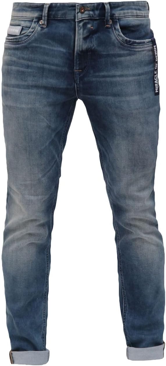 Miracle of Denim M.O.D. Herren Jeans Marcel - Slim Fit - Blau - Sparrow Blue Jogg W28-W38 Baumwolle