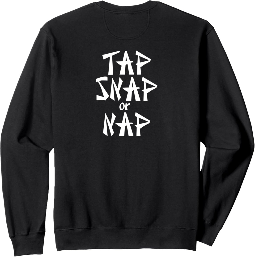 Jiu Jitsu Japan Kanji Tap Snap or Nap Doppelseitige Sweatshirt