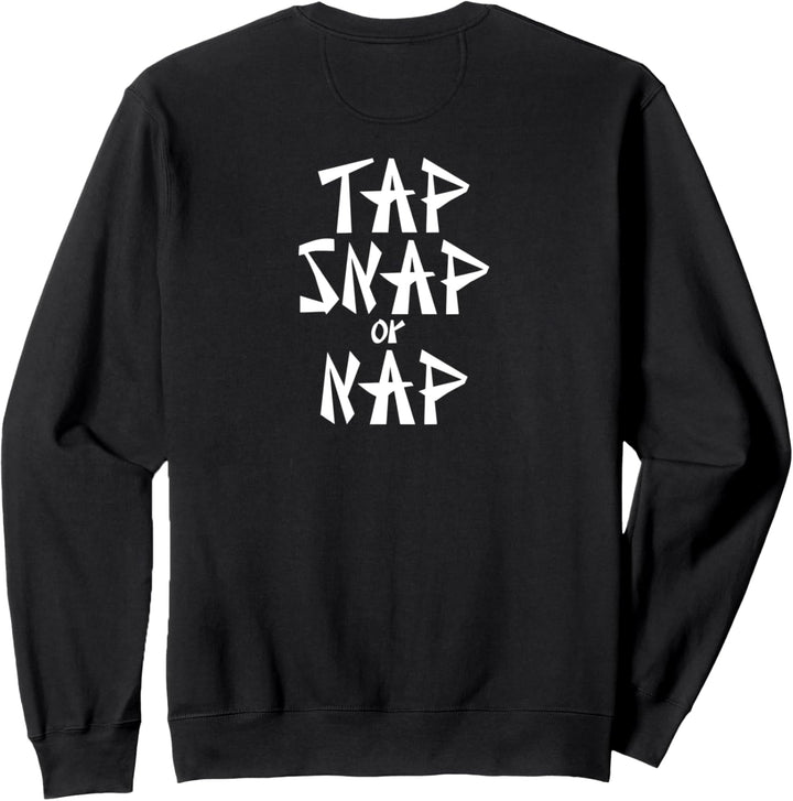 Jiu Jitsu Japan Kanji Tap Snap or Nap Doppelseitige Sweatshirt