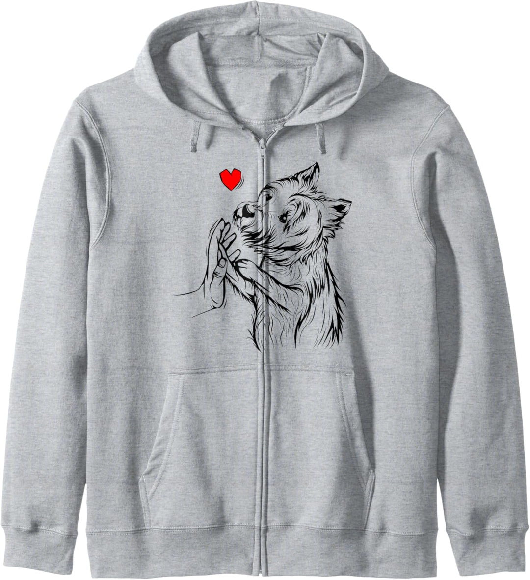 West Highland White Terrier Liebe Hundehalter Geschenkidee Kapuzenjacke