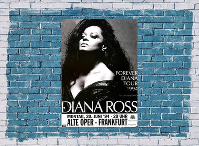 Diana Ross - Forever Diana, Frankfurt 1994 » Konzertplakat/Premium Poster | Live Konzert Veranstaltu