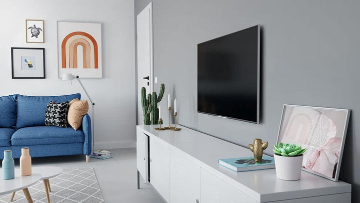 Vogel's Quick TVM 1405 Flache TV-Wandhalterung für 32-77 Zoll Fernseher, Max. 50 kg, TV Halterung ma