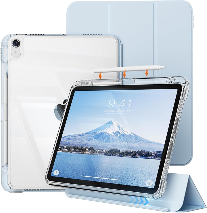 Hülle für iPad (A16) 11 Zoll (2025) & iPad 10. Generation (2022) mit Stifthalter, Stossfeste Schutzh
