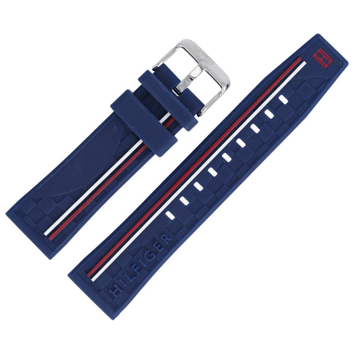 Tommy Hilfiger Uhrenarmband 22mm Kunststoff Blau - 679302205