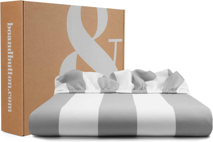 bo&button® Mako Satin Spannbettlaken | Echte Bio Luxusqualität | ALLE GRÖssEN für Matratzen & Boxspr