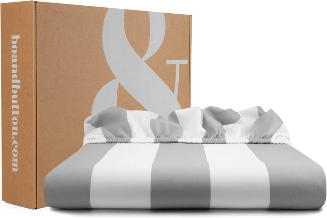 bo&button® Mako Satin Spannbettlaken | Echte Bio Luxusqualität | ALLE GRÖssEN für Matratzen & Boxspr