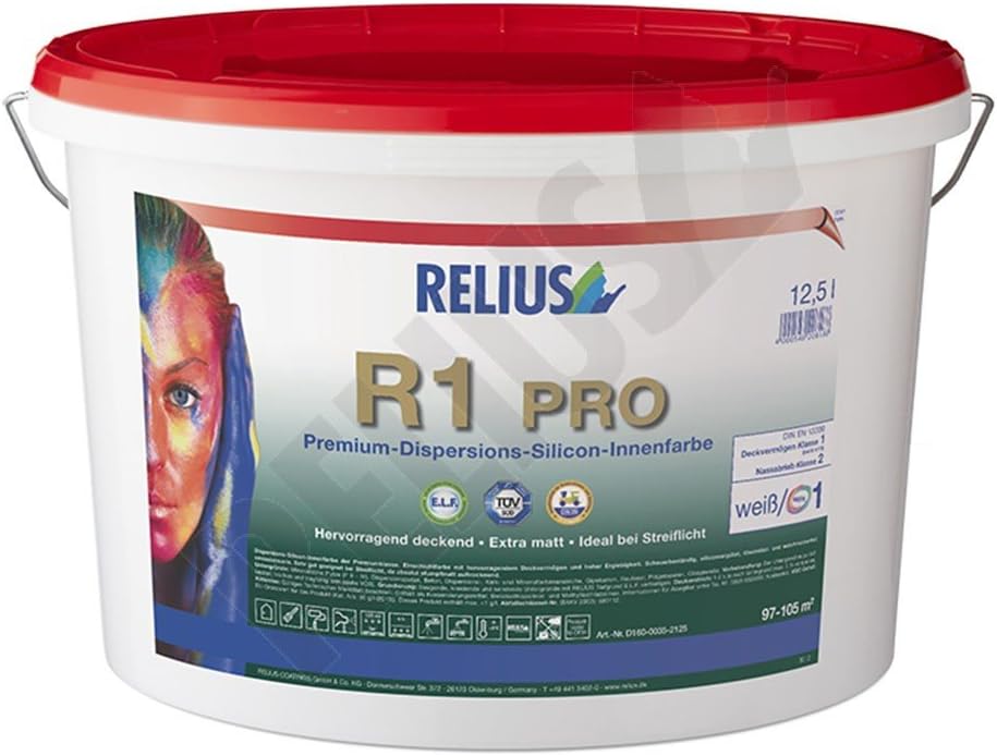 Relius R1 Pro ELF, weiss / Basis 1, 3 Ltr. 3 l (1er Pack) Weiss / Basis 1, 3 l (1er Pack) Wei&#xDF;