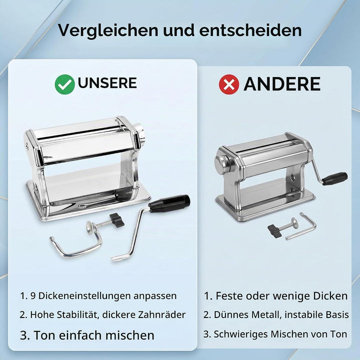 Polymer Clay Press, Ultimate Clay Machine Clay Extruder Tonverlängerer Mischerpressen Handbetriebene
