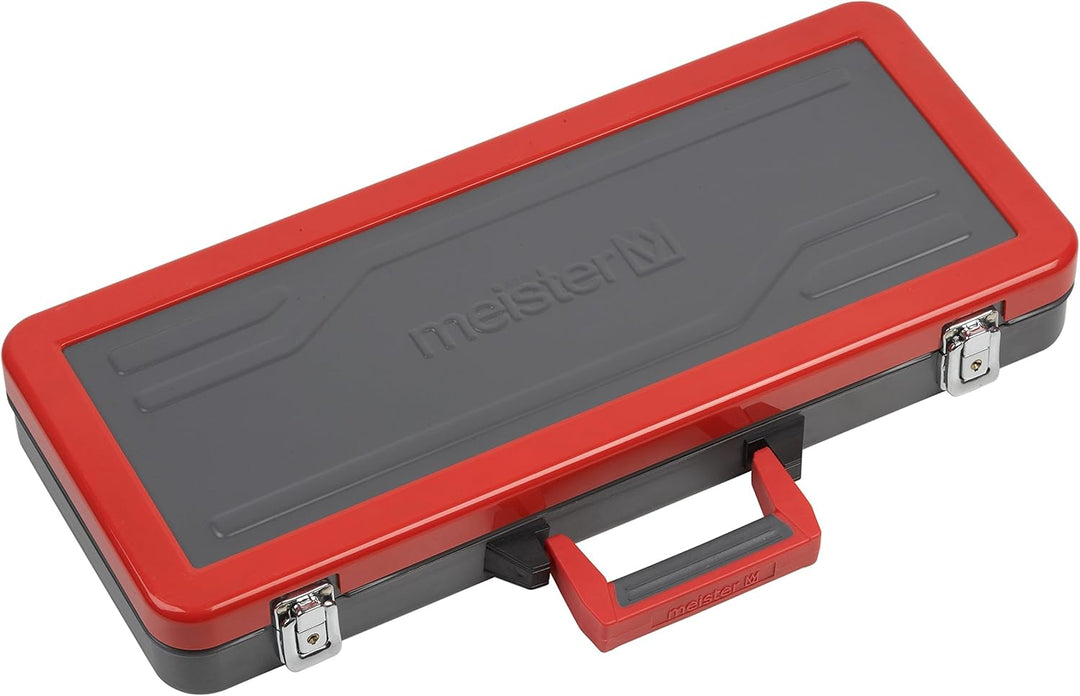 Meister Steckschlüssel-Satz 18-teilig - 1/2 + 1/4 Zoll Antrieb - Extra lange Einsätze - Grosse Ziffe