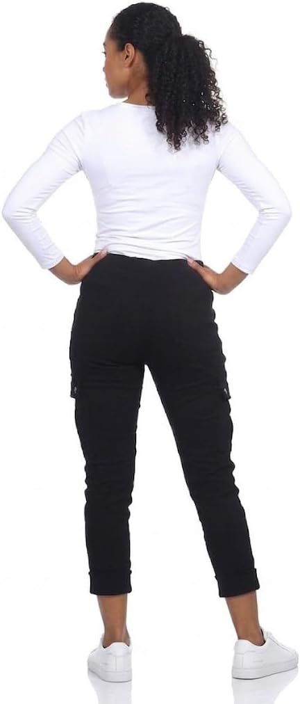 MATY FASHION Damen Hose Stretch Sweatpants aus Baumwolle Jogginghose Denim für Freizeit Boyfriend Ba