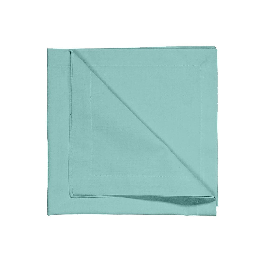 LINUM Robert 4er-Set Stoffservietten 45x45 cm, 100% Baumwolle, Maschinenwaschbar, Alttürkis, Alttürk