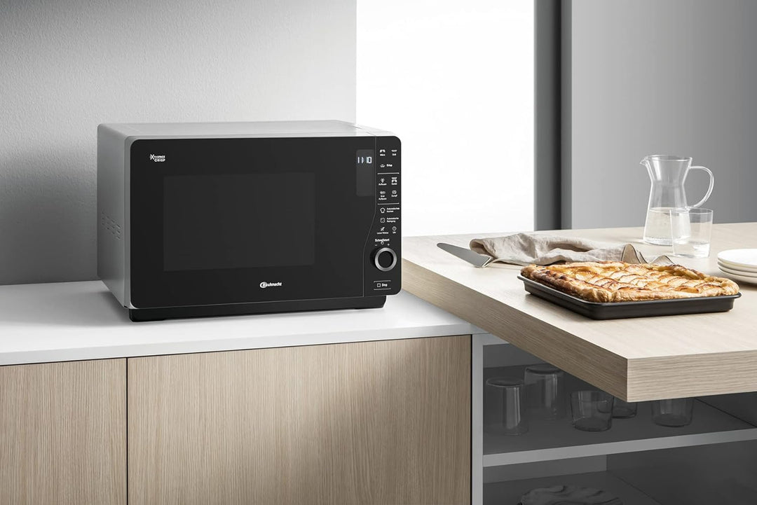 Bauknecht ExtraSpace Crisp MW 427 SL/Kombination Grill und Mikrowelle/Maximale Flexibilität-Ohne Dre