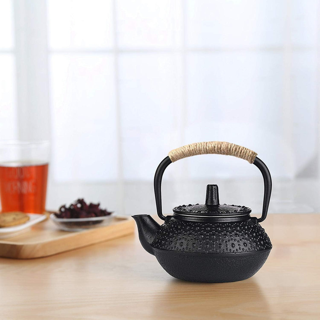 Webao Teekanne aus Gusseisen Traditionelle Eisen-Kanne Tea for ONE Teekanne Japanischer Stil inkl 30