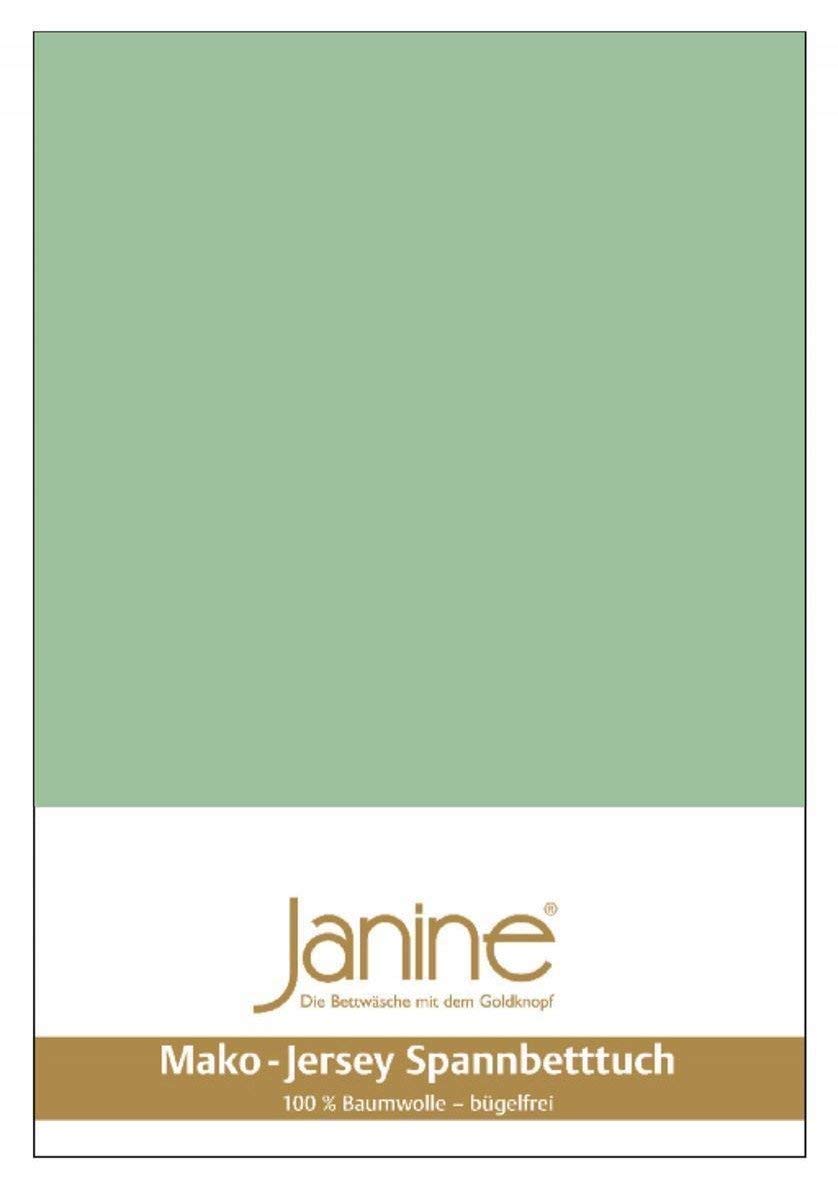 Janine Spannbetttuch 5007 Mako Jersey 140/200 bis 160/200 cm lind Fb. 26 140/200 cm - 160/200 cm Lin