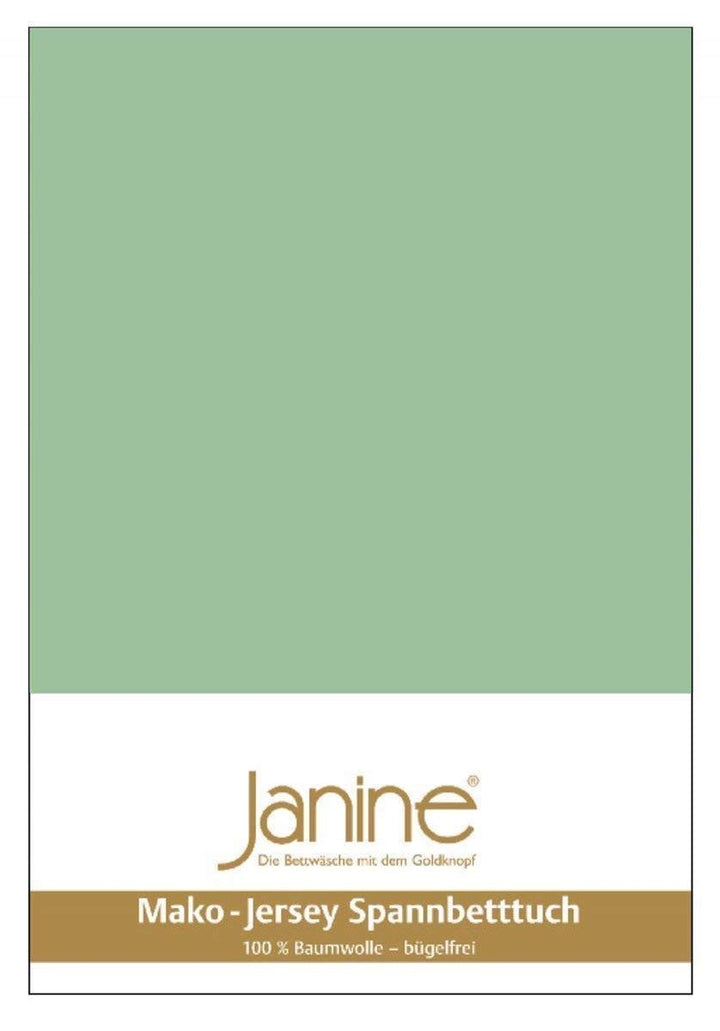 Janine Spannbetttuch 5007 Mako Jersey 140/200 bis 160/200 cm lind Fb. 26 140/200 cm - 160/200 cm Lin