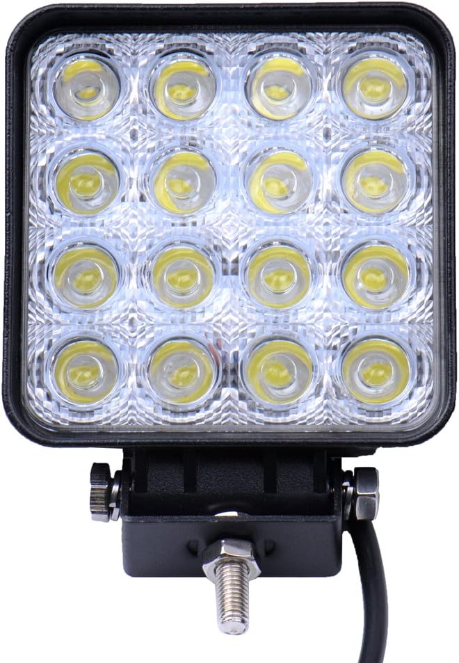 Greenmigo 8 Stücke 48W Led Scheinwerfer Offroad Lampe Flood Arbeitsscheinwerfer LED Arbeitslicht 12V