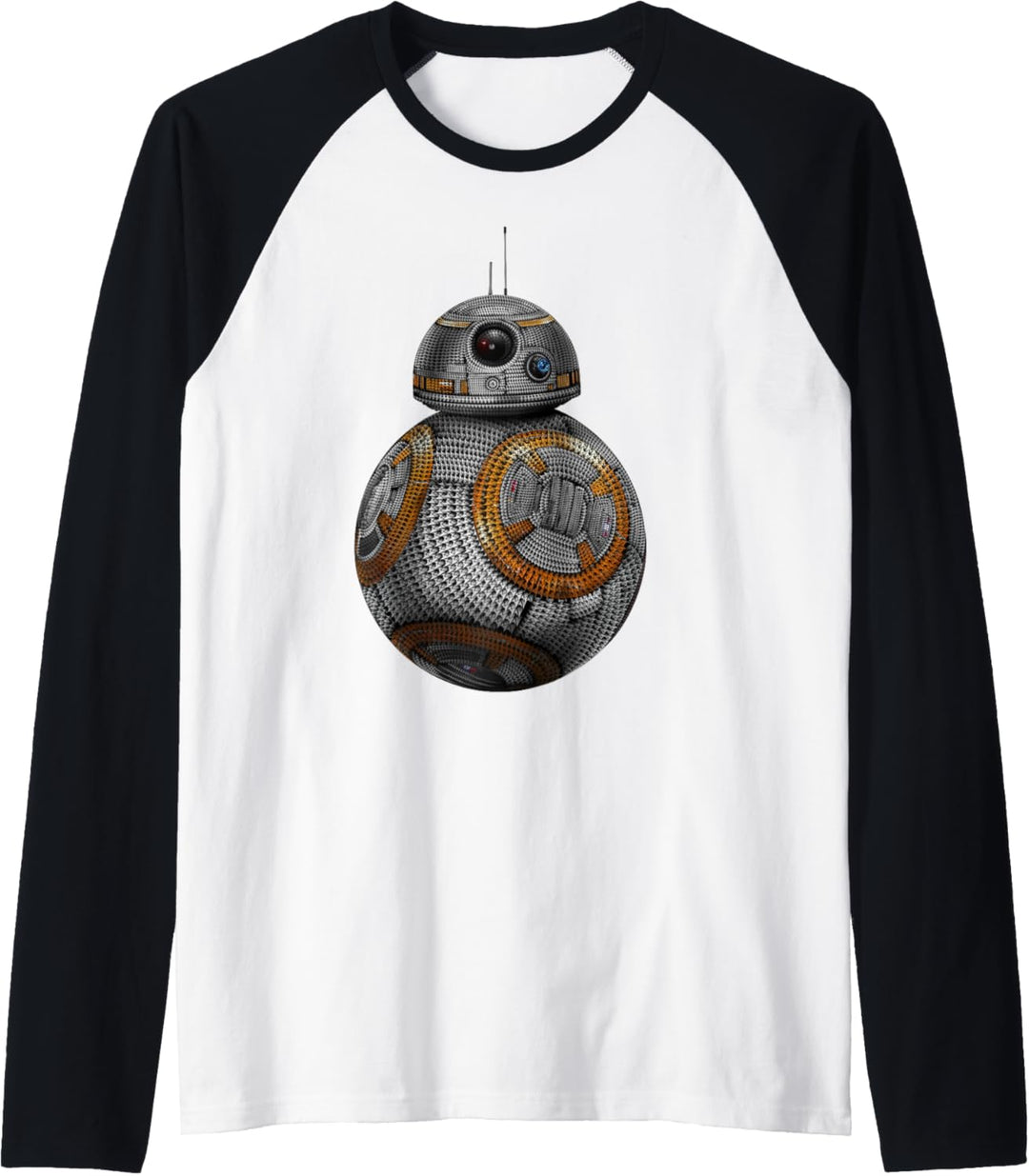 Star Wars BB-8 Texture Poster Raglan