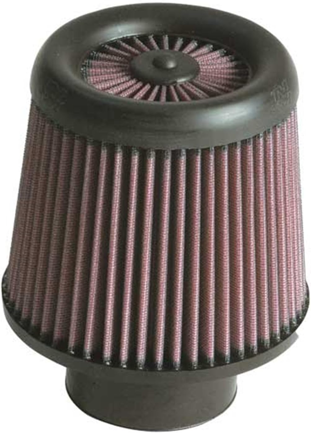 K&amp;N X-Stream RX-4990 KFZ und Motorrad Luftfilter, universal, zum Aufklemmen Rot